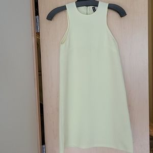 Pale yellow retro dress